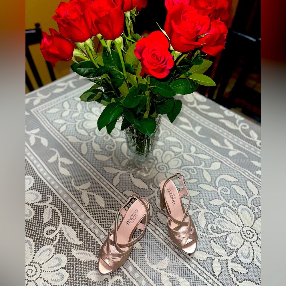 Rose (golden rose) Heels